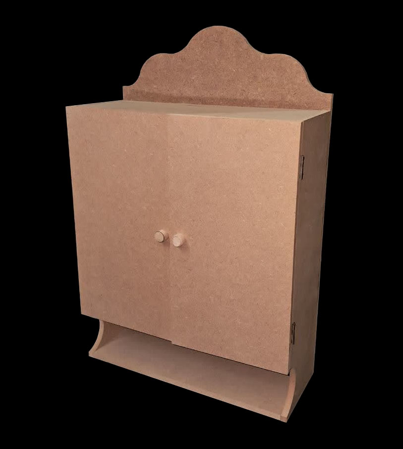 بیس خام MDF شلف باکس لوازم دیواری 47*13*31/5