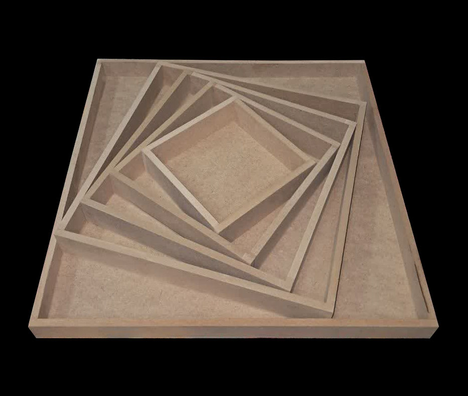 بیس خام MDF قاب باکس