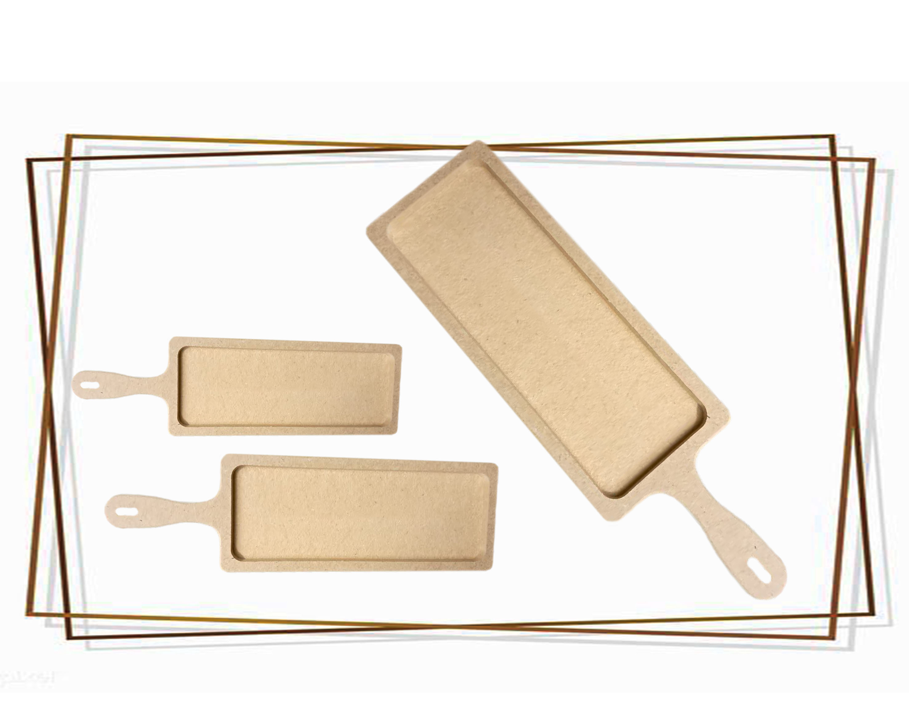 سینی مزه دسته دار راکتی