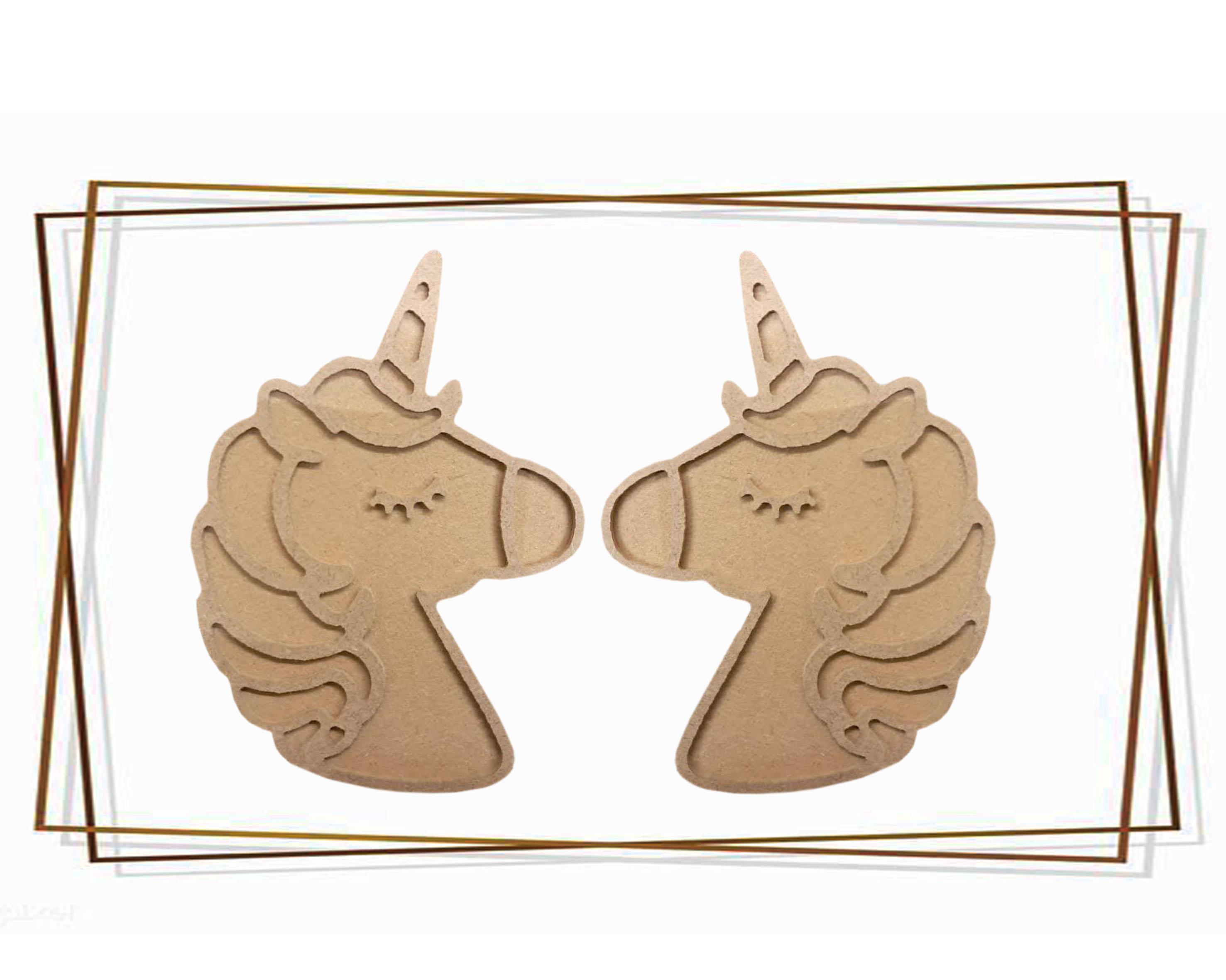 بیس خام MDF یونیکورن عمق دار