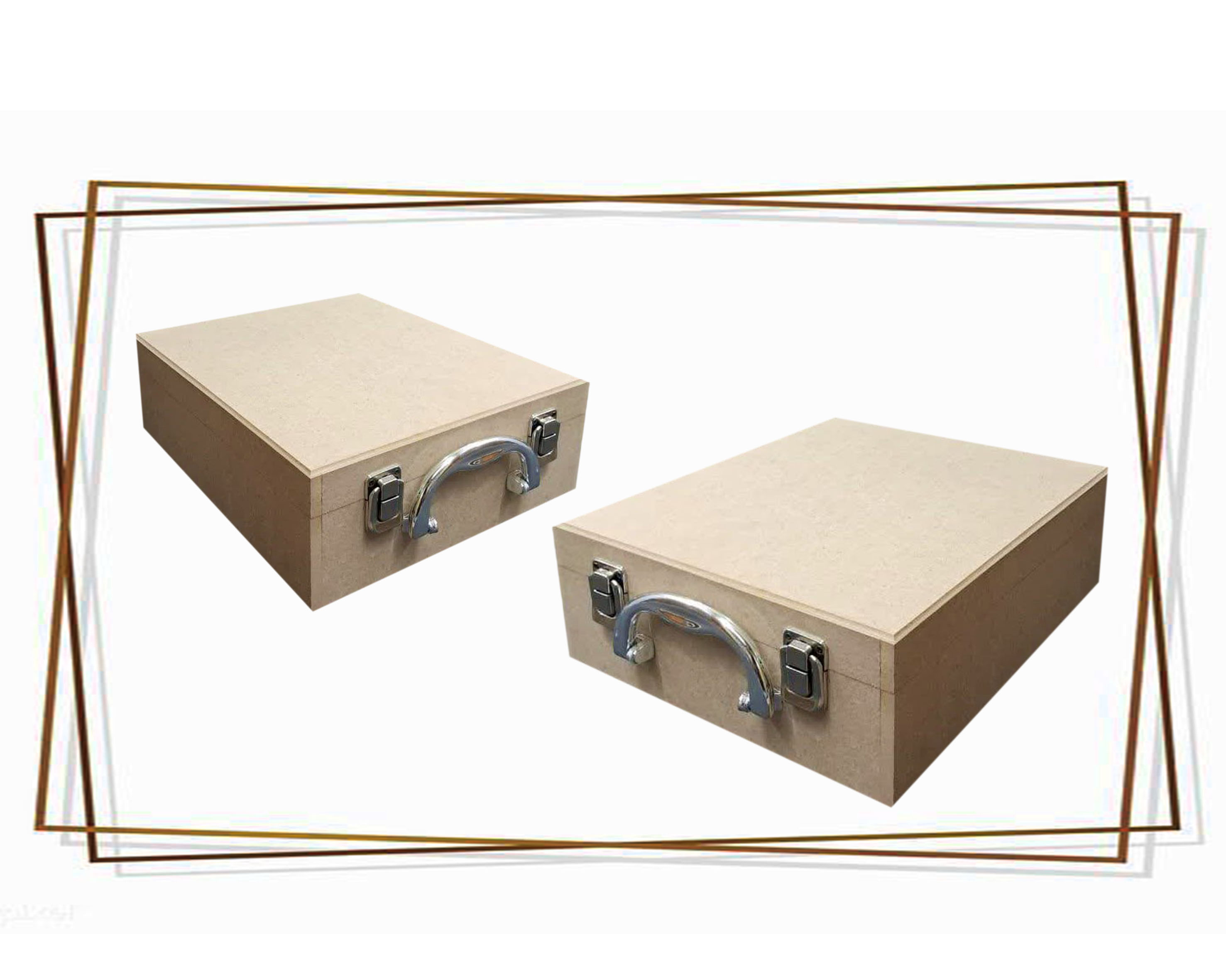 بیس خام MDF چمدان 10*25*30