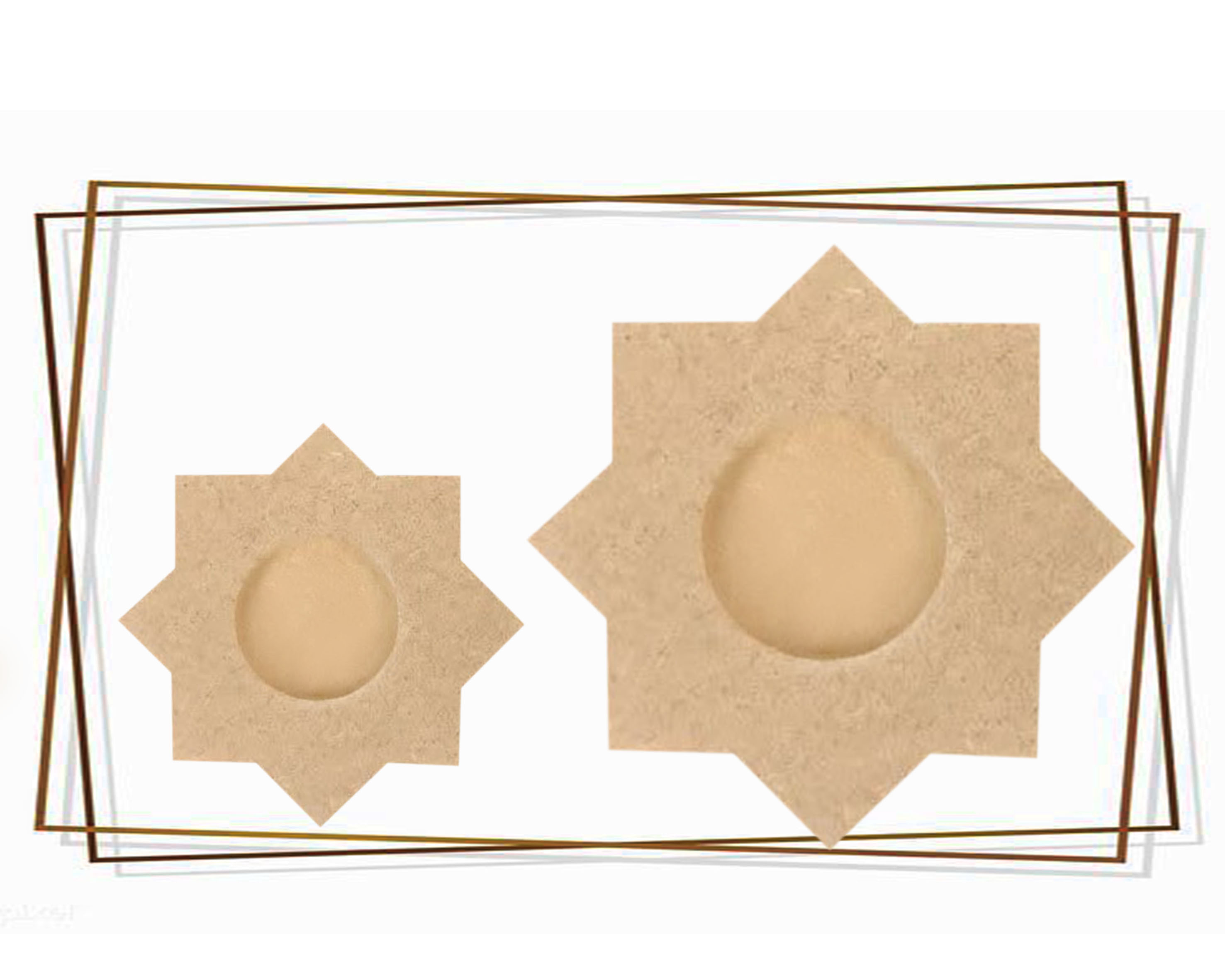 بیس خام MDF جا والمر 16 میل طرح ستاره