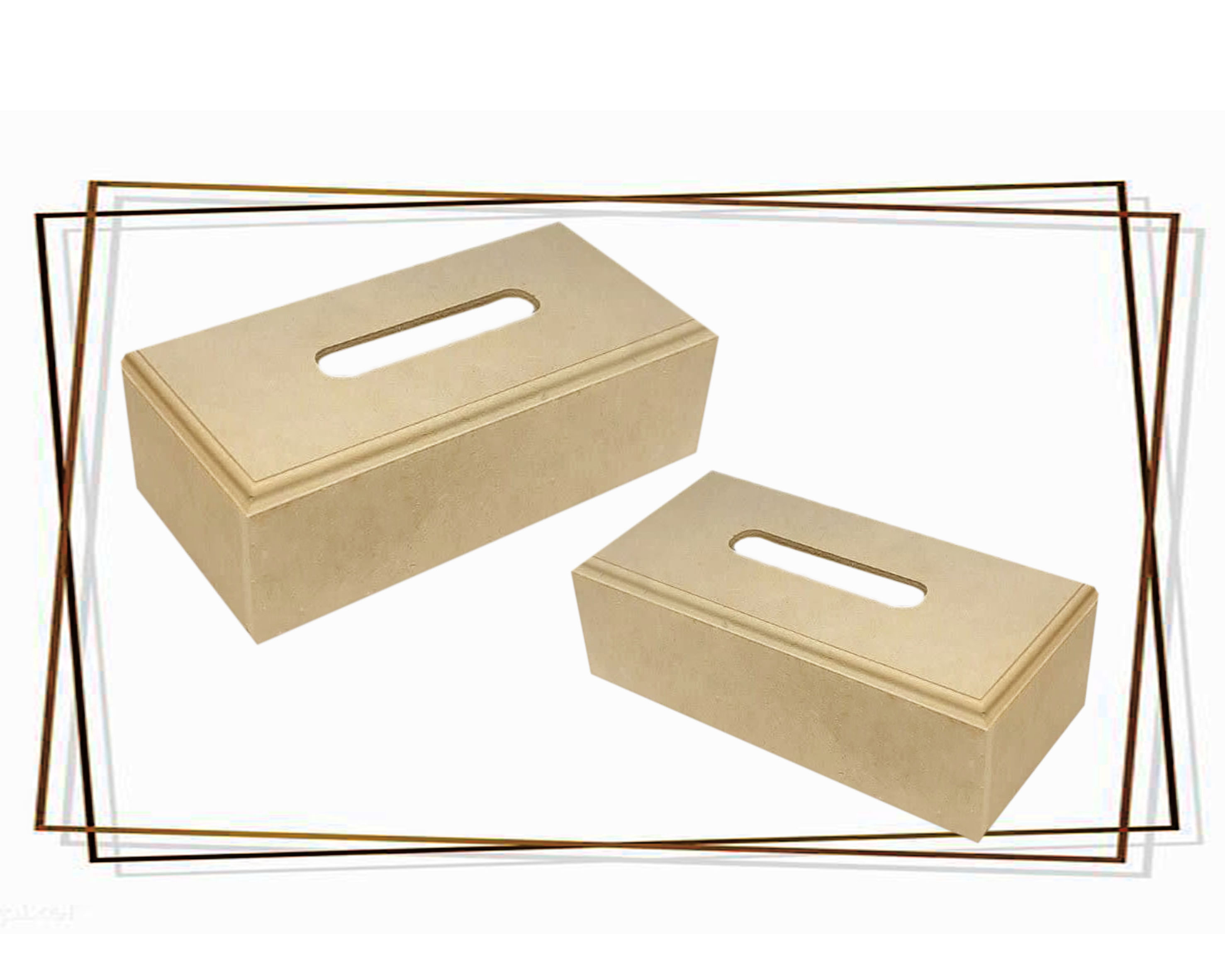 بیسMDFخام دستمال ساده کفی کشویی