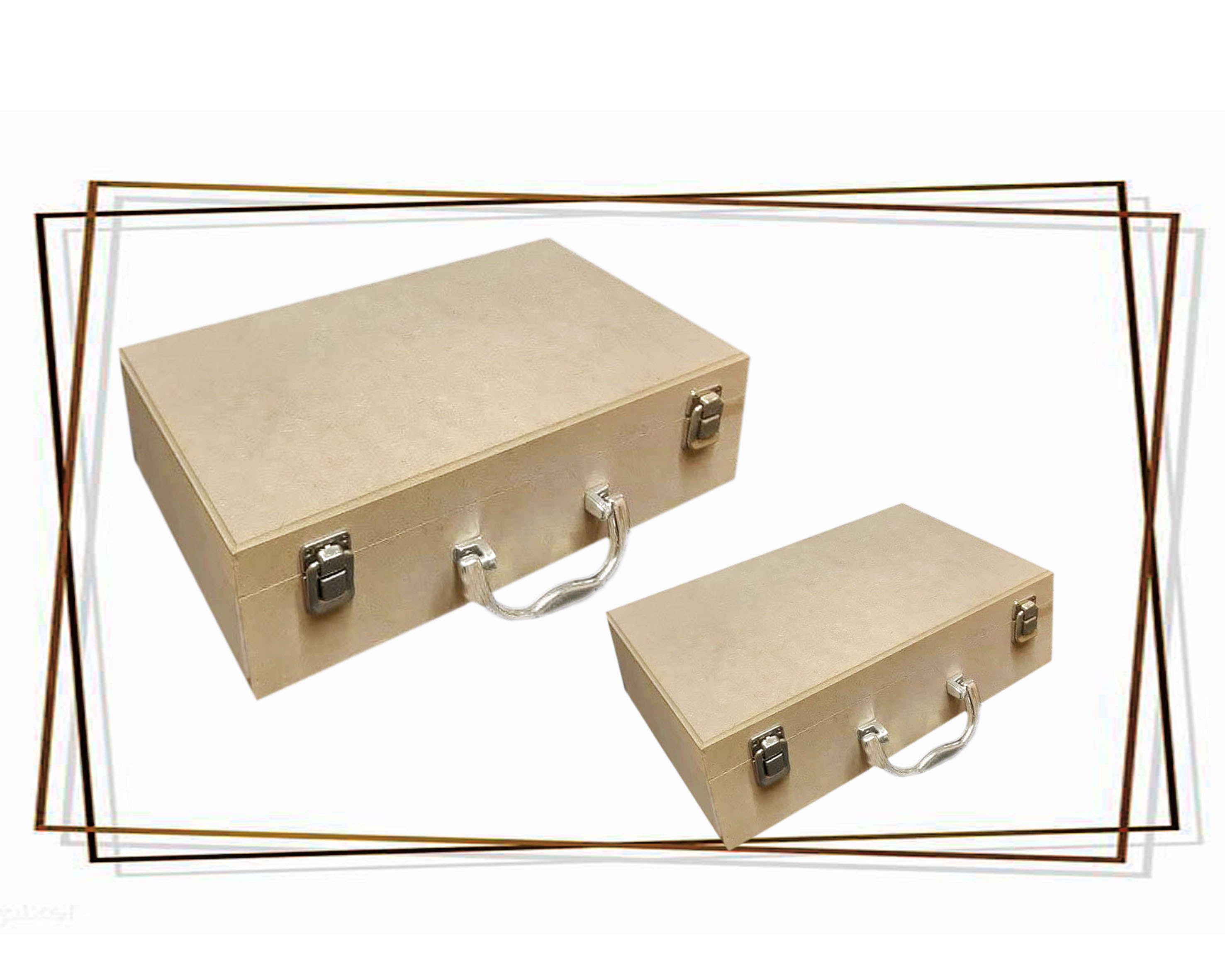 بیس خامMDFچمدان 40*25*13