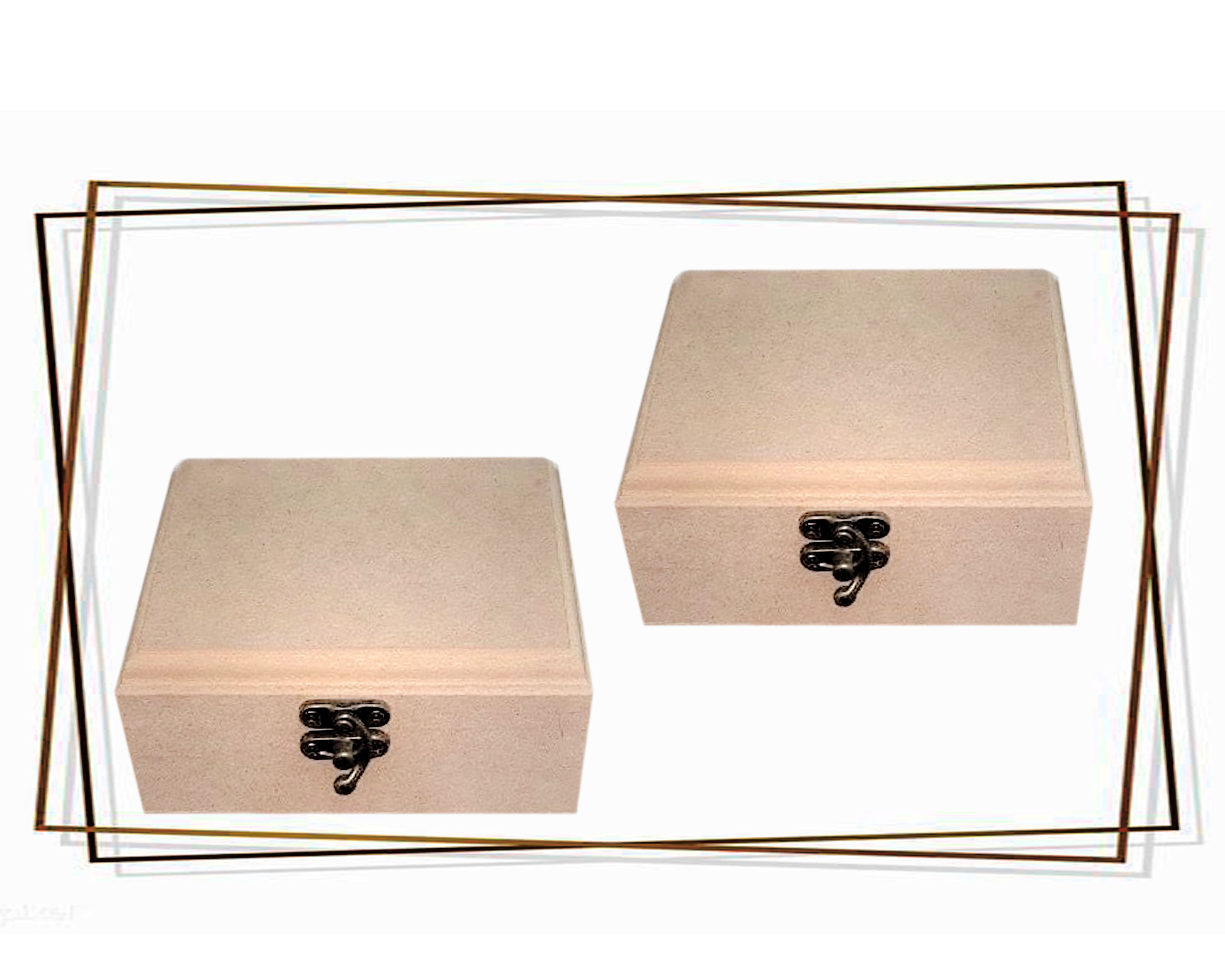 بیس خامMDFجعبه15*12*6