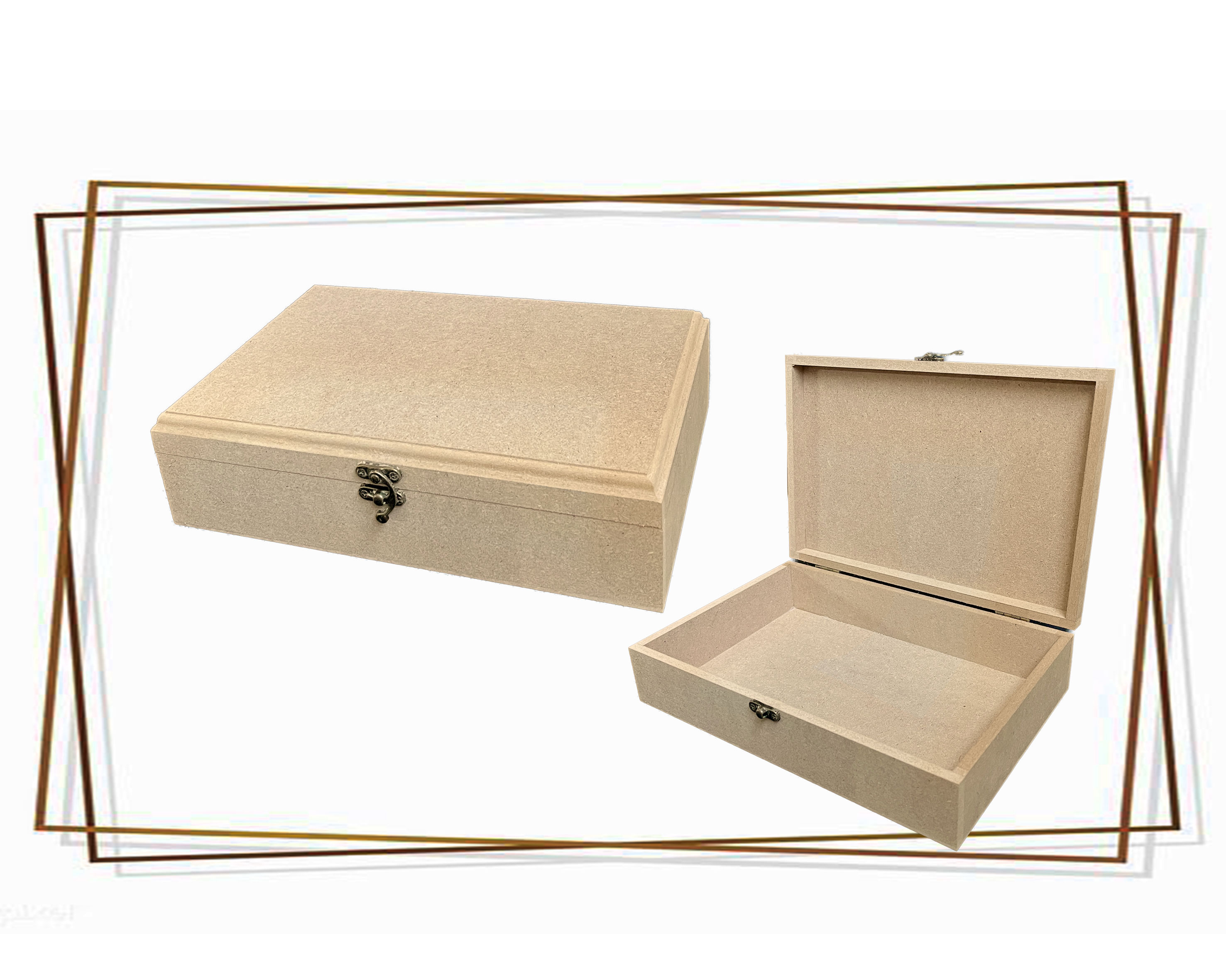 بیس خام MDF جعبه 8*20*30